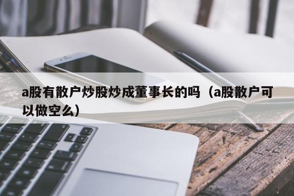 a股有散户炒股炒成董事长的吗（a股散户可以做空么）